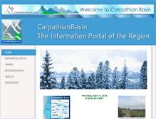 Tablet Screenshot of carpathianbasin.com